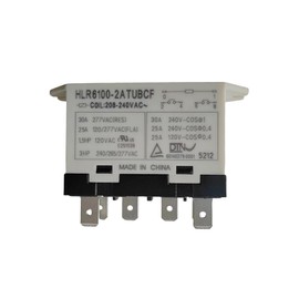for Goodspec HLR6100-2ATUBCF 208-240VAC Compressor Relay 6 Pins 30A 277VAC
