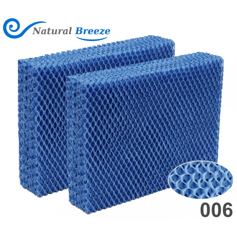 Natural-Breeze REUSABLE 2-pk Humidifier Filter Wick ES12 HDC-12 HDC-23 Natural