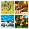 50pcs Mini Resin Cowboy Ducks, Tiny Small Cowboy Sheriff Resin