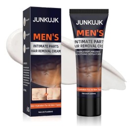 Crema Depilatoria Íntima/privada Para Hombres, Fácil De Apli