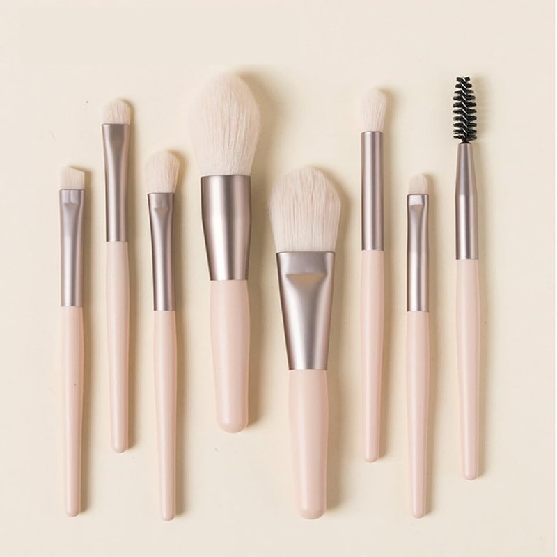 Hometric Make up Organizer Bag with Makeup Brush Set for