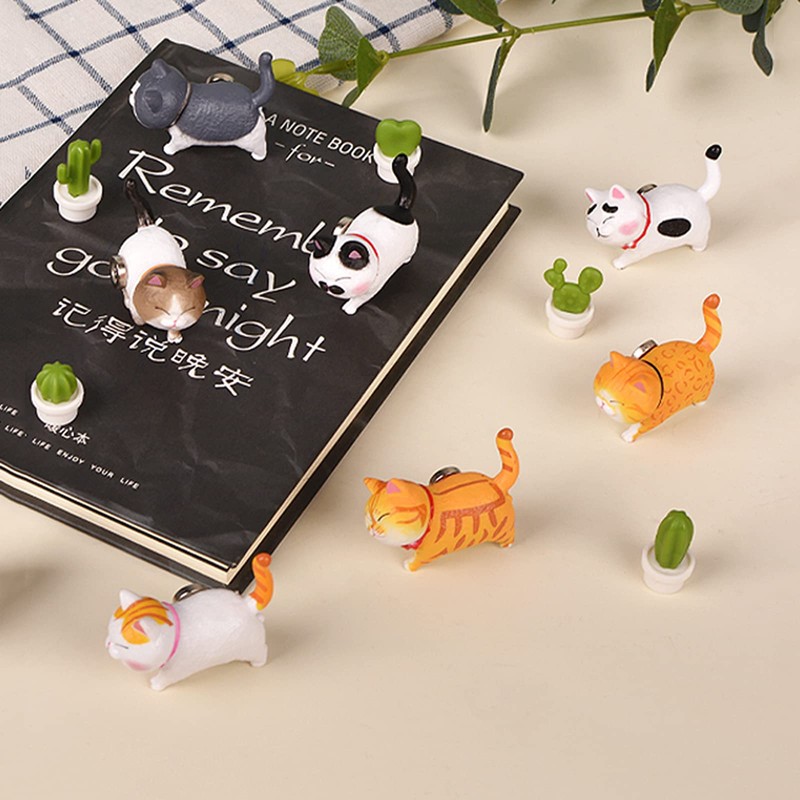 SYLHD Refrigerator Magnet, Mini, Cute, Stylish, Super Strong Magnets, Cat