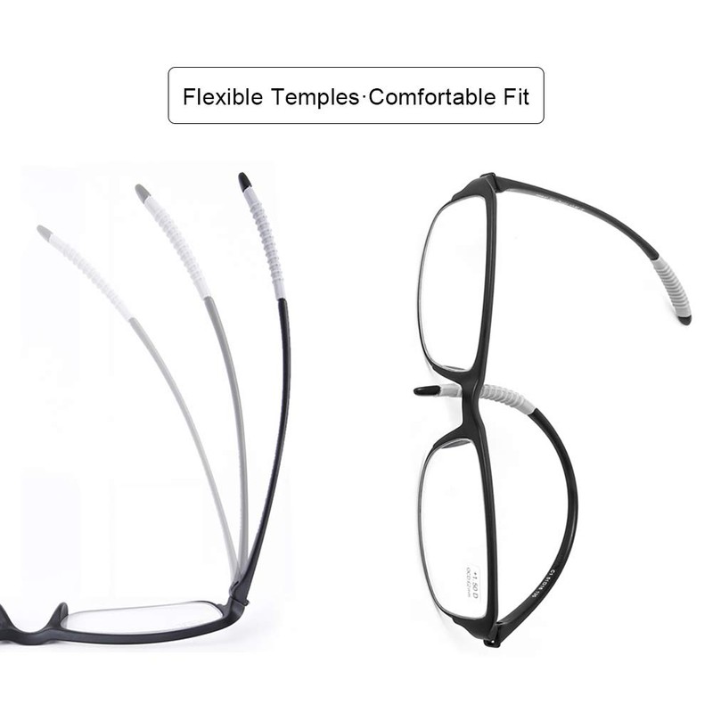 DOOViC 4 Pack Computer Reading Glasses Blue Light Blocking Anti