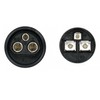 HELLA 8JB 001 933-042 Socket - 3-pin connector - Fitting