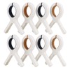 8pcs Beach Towel Clips Large Laundry Clip Towel Pegs Clothes