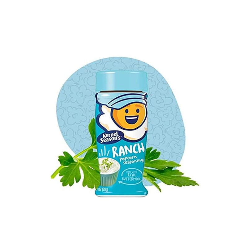 Kernel Seasons, Popcorn Seasoning Ranch, 2.85 OZ (Pack of 6)