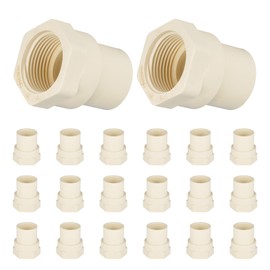 20-Pack HeSun Slip CPVC Female Adapter, 1" Socket x 1" Female NPT, for CPVC Pipe Fitting Connection