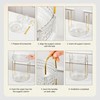 360° Rotating Cosmetic Display Case, 2-Tier Large Capacity Makeup Organizer