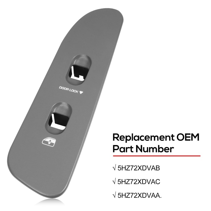 BASIKER - Cubierta para interruptor de ventana, panel de interruptor