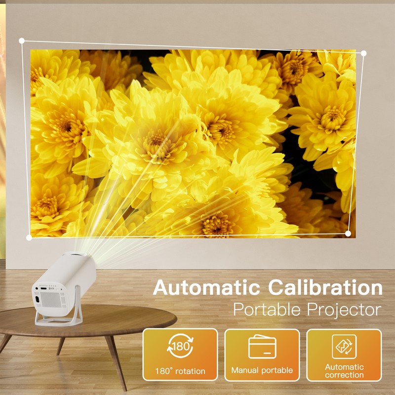 New HD Portable Projector S40 for Android 11 Home Use