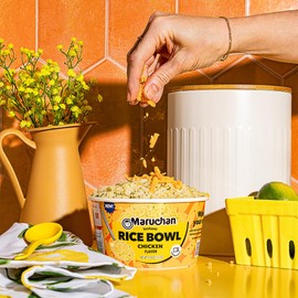 Maruchan Microwavable Chicken Rice Bowl, Instant Rice, 3.76 Oz, 6 Count