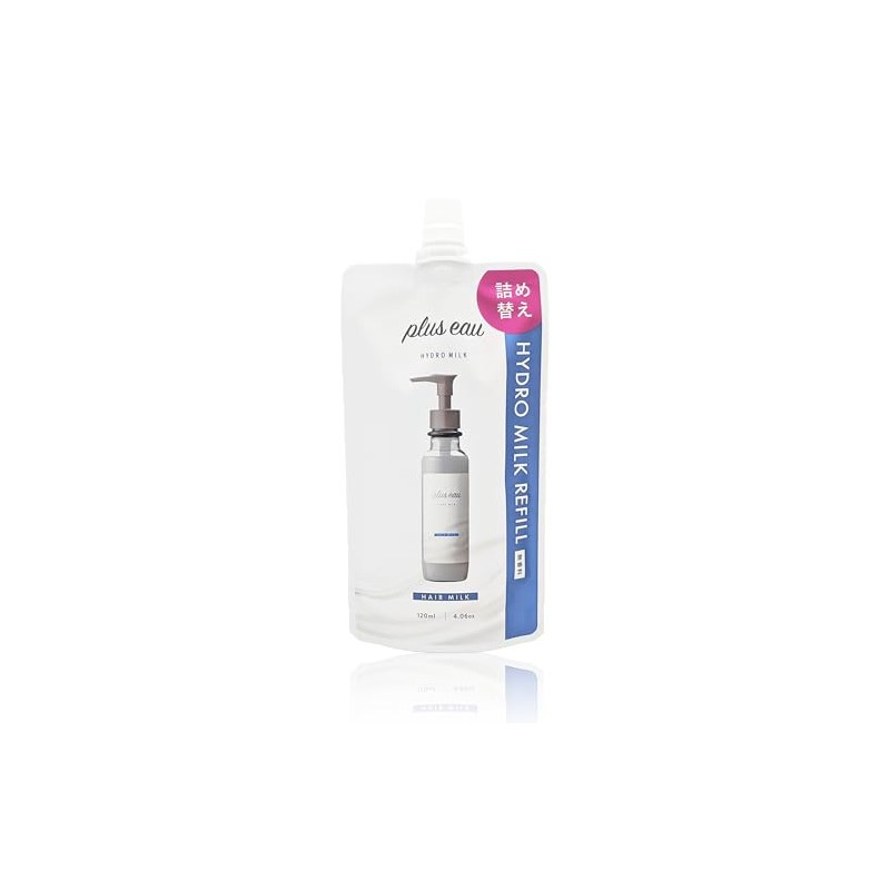 plus eau Hydro Milk, 4.2 fl oz (120 ml), Refill,