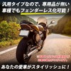 MARUHADO Fenderless Kit Universal License Plate Stays Angle Adjustable Bike