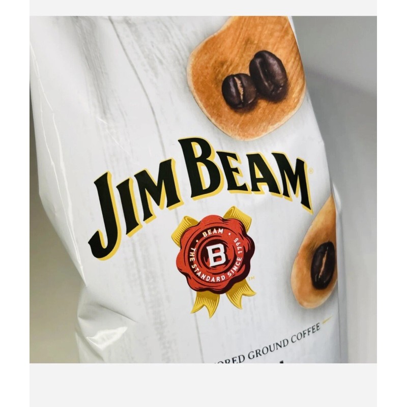 Jim Beam Original Bourbon Flavored Ground Coffee:4oz/113gm.ShipN24Hours-Arabic
