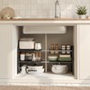 NETEL Under Sink Organizers, 2 Tier Expandable Cabinet Shelf with