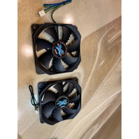 Zalman COMPUTER Fan case for RADIATOR 120MM  performa+ ULTRA QUIET CPU COOLER 12V 0.20A