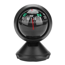 Gegong Adjustable Night Vision Compass for Boats Vehicles Black Marine Bullet Compass