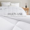 Quilted Down Alternative Comforter - King Size, All Season White