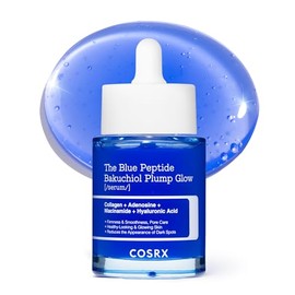COSRX The Blue Copper Peptide Bakuchiol Serum, suero rellenador de péptidos coreanos para cara, péptidos de cobre GHK-Cu con Bakuchiol, Glow & Plump, cuidado antienvejecimiento y reafirmante de la