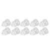 10 Pcs Sound Amplifier Dome Soft Silicone Anti Static Dual
