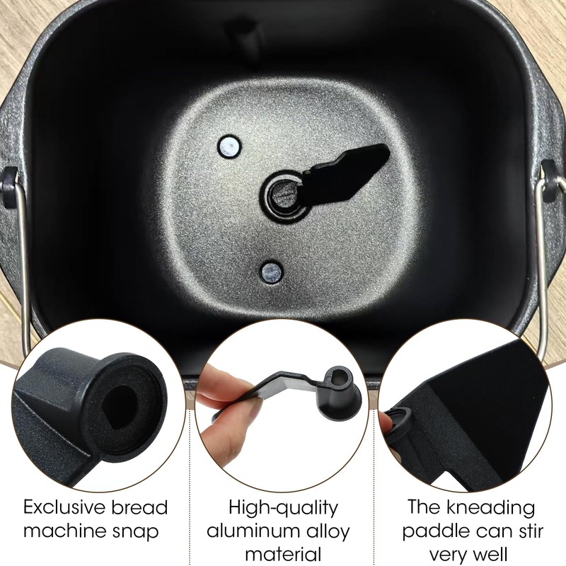 2 Pack for CBK-110KP Kneading Paddle Compatible with Cuisinart Bread