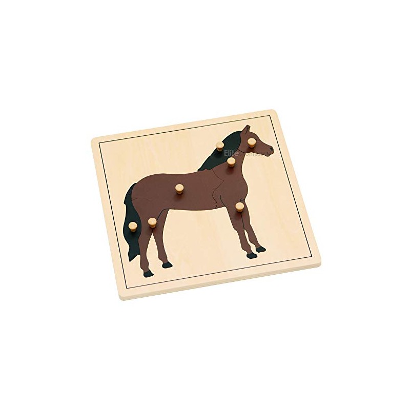 Elite Montessori Horse Puzzle Preschool Learning Material