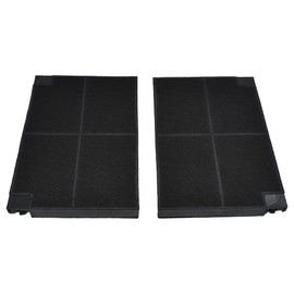 AllSpares Activated Carbon Filter (x2) for Cooker Hoods Suitable for AEG-Electrolux Zanussi EFF55 / 50232980008 / MCFE16 / 9029800621 and Franke 112.0016.758 (225 x 150 x 20 mm)