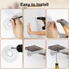Pintuson 6 PCS Industrial Pipe Clothes Bar 12 Inch -