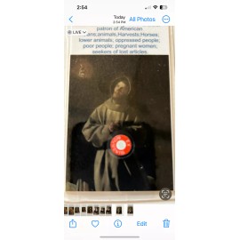 St. Anthony of Padua 3rd Class Relic Card