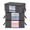 Foldable Clothes Storage Bags Set of 3 – Large Capacity