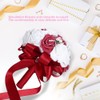 Artificial Wedding Bouquet Simulation Bridal Holding Flower Decoration Wedding SuppliesWine