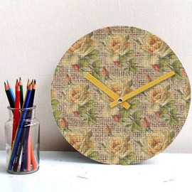 CrafTreat Floral Decoupage Paper for Crafts - Burlap Flowers - Size: A4-8 Pcs - Damask Decoupage Paper for Scrapbooking - Vintage Decoupage Paper Furniture