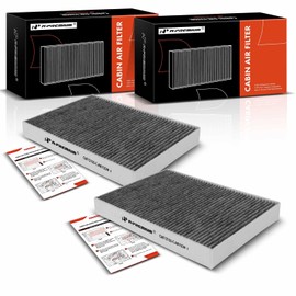 A-Premium 2-PC Cabin Air Filter with Activated Carbon Compatible with Volvo XC60 2019-2023, XC90 2016-2023, S60 2019-2023, S90 2017-2023, V60 2019-2023, V60 Cross Country, V90, V90 Cross Country