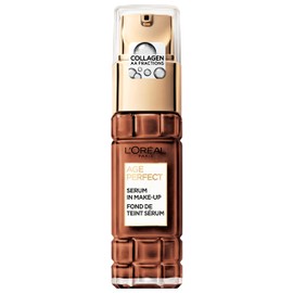 L'Oréal Paris Serum in Make Up for Mature Skin, Liquid Foundation with SPF 24, for a Radiant Complexion, Age Perfect, No. 510 Mahogany, 30 ml
