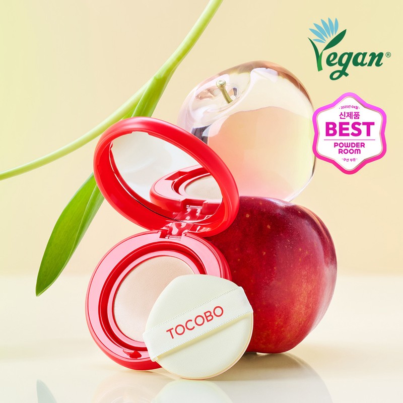 TOCOBO Apple Dewy Fit Cushion Refill Set 19 Cream Refill