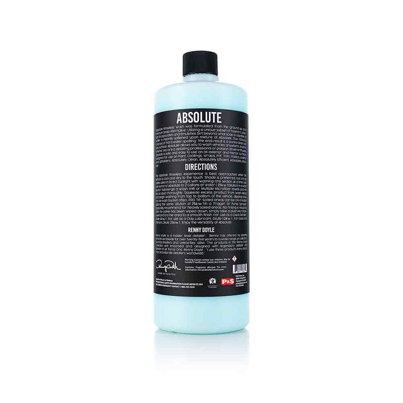 P&S Detail Product Absolute Rinseless Wash – Soap Alternative, Emulsifies