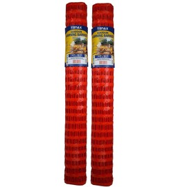 Tenax 2A060006 Guardian Economy Safety Fence, Orange, 4-Feet by 100-Feet (Pack of 2)