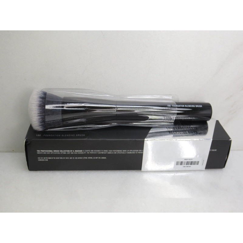 IL MAKIAG #100 FOUNDATION BLENDING BRUSH SET OF 8 BLACK