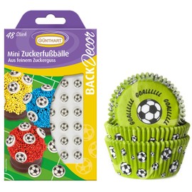 Guenthart Football Baking Set, Sugar Decoration, Footballs, Muffin Cases, Football Muffins, Winners Cupcakes