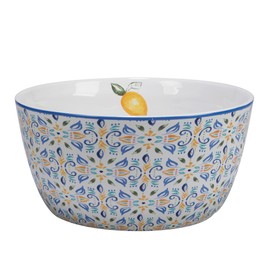 Certified International Lemonade Deep Serving Bowl, 11" x 5.5" 198 oz, Multicolor