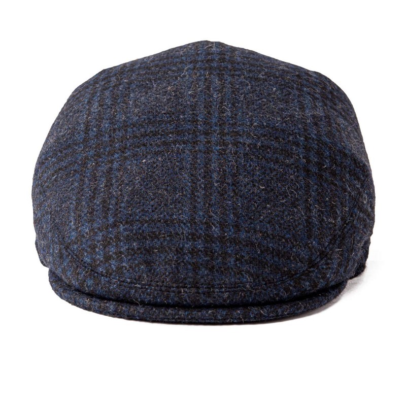FEINION Gorro plano de lana de tweed Newsboy Ivy Gatsby