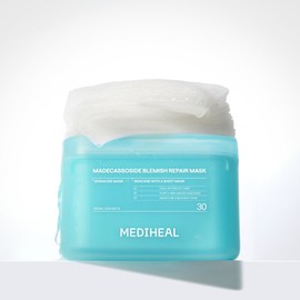Mediheal NEW Pull-out Derma365 Mask Madecassoside Scar Repair 30 Sheets / 메디힐 NEW 뽑아쓰는 더마365 마스크 마데카소사이드 흔 적 리페어 30매