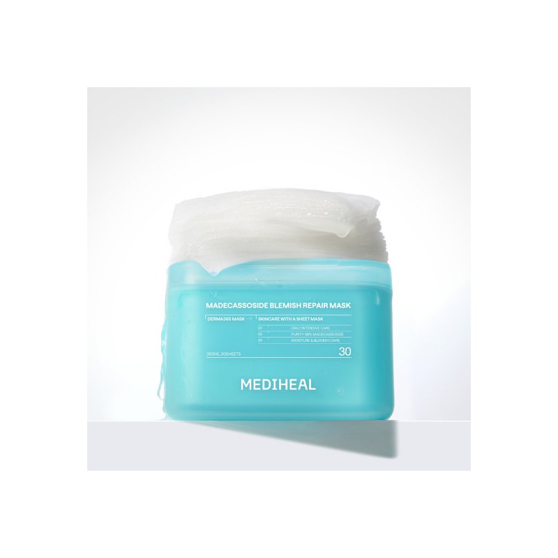 Mediheal NEW Pull-out Derma365 Mask Madecassoside Scar Repair 30 Sheets