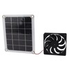 10W Solar Panel Exhaust Fan Waterproof Solar Powered Attic Ventilator