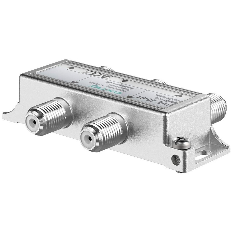Axing BVE 40-01 4-Way BK Splitter (5-1000 MHz) for Cable