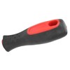 Handle for flat files, rasp handle made of steel, ergonomic