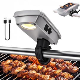 Rechargeable Barbecue Grill Lights for Outdoor Grill, Automatic On/Off BBQ Light for Blackstone Weber Griddle Accessories, Led BBQ Lights Gift for Men