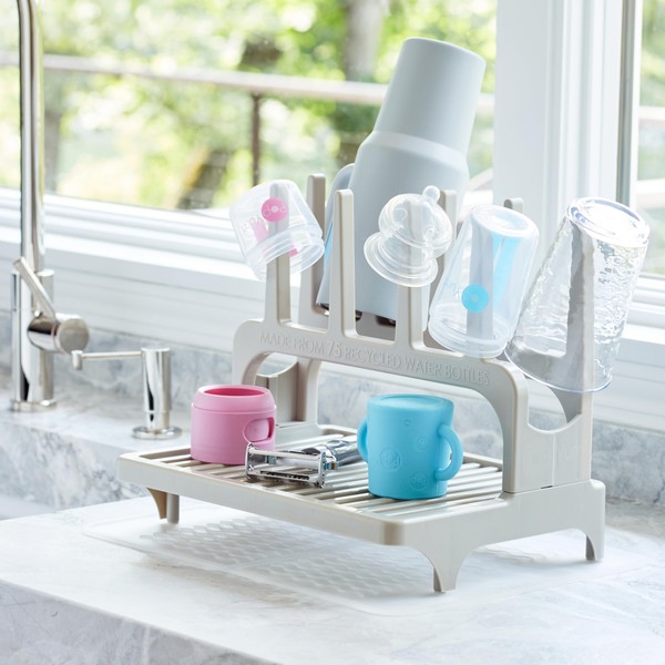 PopYum Seattle Gray Space Saving Drying Rack from 100% Recycled