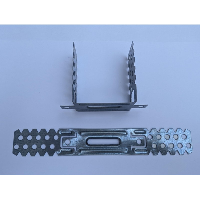 HAFD Drywall Brackets 75mm / 200mm Total Length, Pre-Galvanised Steel