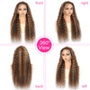 SOEZ Highlight Ombre Lace Front Wig Human Hair 180% Density